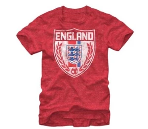 Camiseta de la Selección Nacional de Fútbol de Inglaterra escudo rojo para hombre XL - Imagen 1 de 9