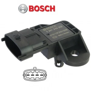 Original Bosch 0261230302 Ansaugkrümmer MAP Ladedrucksensor - Bild 1 von 4