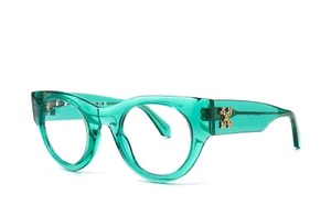 OFF-WHITE STYLE-13 MONTATURA OCCHIALI DA VISTA AUTENTICI VERDE CRISTALLO RX 47-24-145 - Foto 1 di 10