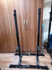 Adjustable Barbell Crate Rack Tracker Stands Bench Weight Power Rack