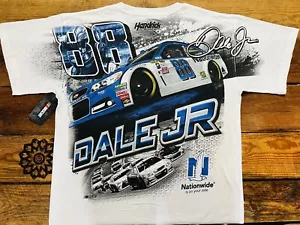 Dale Earnhardt Jr Shirt Large NASCAR #88 ALL OVER PRINT AOP Graphic Tee NWT - Picture 1 of 9