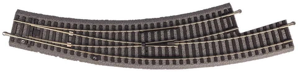 Piko H0 55427 Bogenweiche, links BWL-R3 mit Bettung - Bild 1 von 1