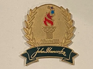 1996 Atlanta Olympische Spiele Emaille Hut Anstecknadel John Hancock Investments Stock  - Bild 1 von 2
