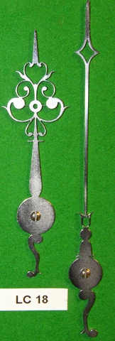 Antique clock hands from original design (Longcase clock) LC18 'Made in England' Cover