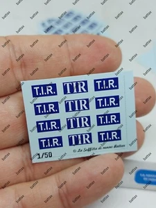 # 1/50 DECALS PER CAMION FIAT e VINTAGE - CARTELLO TIR - TRUCK LORRY BATTAX # - Foto 1 di 1