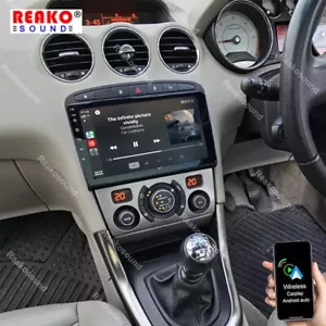 Per Peugeot 408 308 2008-2016 Autoradio GPS Navi Car Play Android 13 Nav SAT 9'' - Imagen 1 de 16