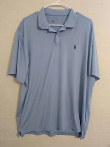 Polo Ralph Lauren Polo Shirt Mens XL performance golf shirt short sleeves blue - Picture 1 of 7