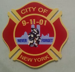 91101 City Of New York Never Forget Decal (4") - Bild 1 von 1