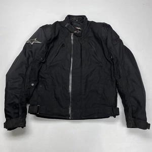 Alpinestars Mens Motorcycle Jacket Large Black Stella Armored Lined Biker Coat - Picture 1 of 15