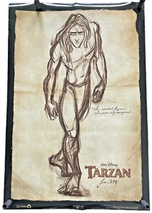 Disney's 1999 Tarzan doppelseitiger Teaser fortgeschrittenes Filmposter 27x40 - Bild 1 von 6