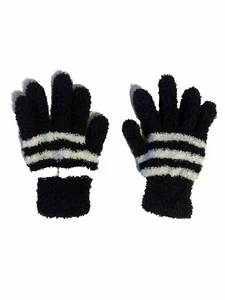 Kids Stretch Gloves Black And White - Picture 1 of 1