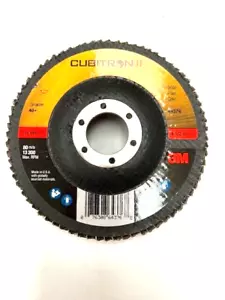 DISCO DE ALETA DE LIJADO 3M™ CUBITRON II 4-1/2" GRANO 40 3M 64376 UNA PIEZA - Imagen 1 de 6
