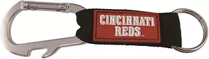 Cincinnati Reds Premium Carabiner Clip Keychain Bottle Opener Combo - Picture 1 of 1