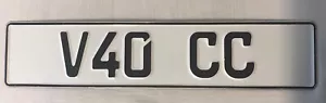 Werbenummernschild Volvo V40 CC Merch Werbe - Nummernschild Fanartikel Deko - Bild 1 von 2