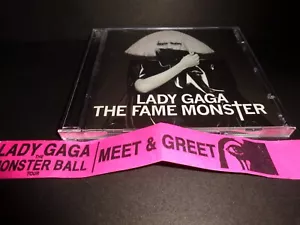 THE FAME MONSTER by LADY GAGA-Rare Collectible 2 CD Set w/ MEET & GREET Band--CD - Picture 1 of 18