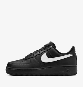 Nike Air Force 1 '07 LV8 Sneakers Shoes Black/White FZ0627-010 US 7-12 - Picture 1 of 8