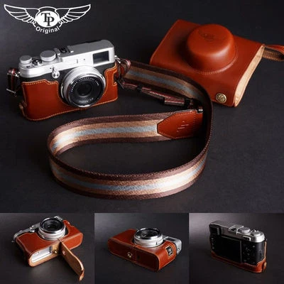 Genuine real Leather Full Camera Case bag cover for FUJIFILM X100 X100S Open - Image 1 of 4