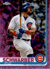 2019 Topps Chrome PINK #111 Kyle Schwarber - Chicago Cubs