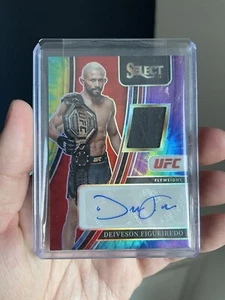 Deiveson Figueiredo Patch Auto Tie-Dye Prizm /25 - 2022 Panini Seleziona UFC AM-DVF - Foto 1 di 2