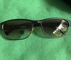 Police Sunglasses Mens Brown Metal Frame,spring Loaded Arms S8510 Made In Italy