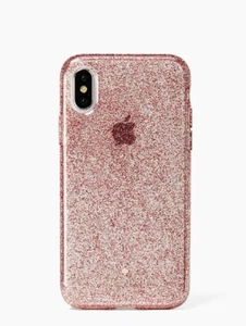 Kate Spade New York 256524 Womens Flexible Tinted Glitter Phone iPhone X/Xs Case - Picture 1 of 2