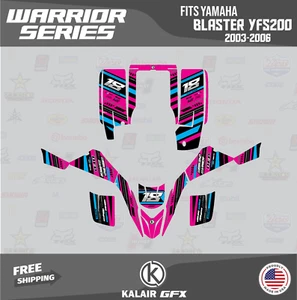 Graphics Kit for YAMAHA BLASTER YFS200 (2003-2006) 16 Mil Warrior - Magenta - Picture 1 of 6