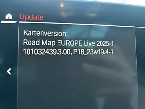 BMW/MINI Road Map Europe LIVE 2025-2 Inkl. BMW-USB und FSC. Lebenslange FSC - Bild 1 von 8