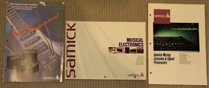 SAMICK 1990s Amps, ProSound + Catalogues x3 , Good Condition - Picture 1 of 4