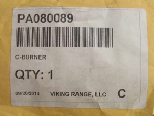 Viking LEFT REAR BURNER CAP - C-BURNER - PA080089 - New! (Open box) - Picture 1 of 9