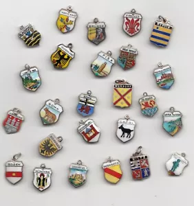 Ciondolo Collana Braccialetto STEMMA POSIZIONE STEMMA vintage alcuni argento - Foto 1 di 237