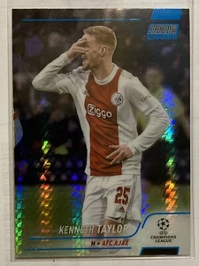 2021-22 Topps Stadium Club Chrome UCL - Blue Prism Refractor #43 Kenneth Taylor - Picture 1 of 2