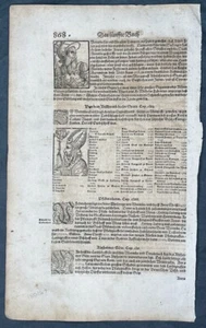 1628 Munster Antique Print Franz von Sickingen 1522 Reformation & Bishop Wormbs - Picture 1 of 2