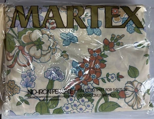 Juego de sábanas Martex de colección fundas de almohada dama completa Pepperell Rosalinda 1976 melocotón retro - Imagen 1 de 15