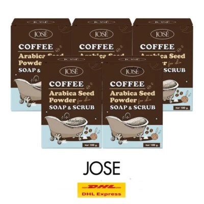 Jose coffee soap & scrub Moisturizing gentle exfoliating Natural 100g - Image 1 of 4