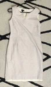 Talbots ärmelloses rosa/weißes Kleid 8 voll gefüttert Gr. 8 - Bild 1 von 4