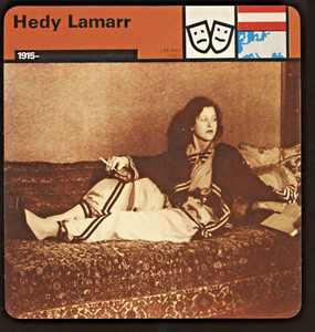 Hedy Lamarr  Edito Service Card Second World War II Life and Times