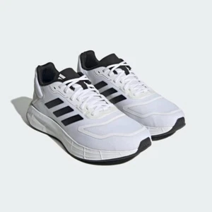 Adidas Duramo 10 Para hombres Zapatos para Correr Blanco Nube/Núcleo Negro/Blanco Nube - Imagen 1 de 12