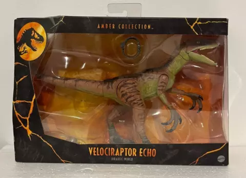 Jurassic World Amber Collection Velociraptor Echo Raptor Cover