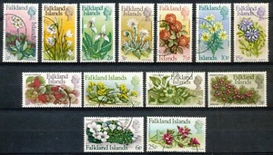 FALKLAND ISLANDS 1972 - FLOWERS VFU SET OF 13 - PORT STANLEY               Hk966 - Imagen 1 de 1