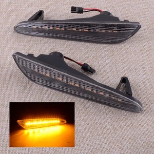 1pair Front LED Side Marker Light Turn Signal Fit For Mercedes Benz E-Class W211 - Picture 1 of 7