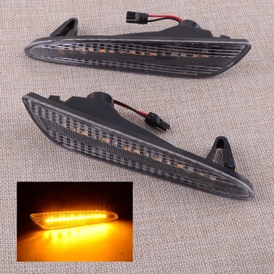 1pair Front LED Side Marker Light Turn Signal Fit For Mercedes Benz E-Class W211 - Image 1 of 4