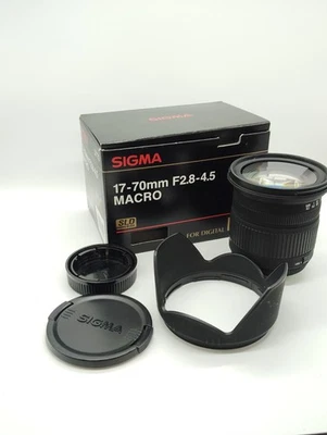 N Mint w/Box SIGMA 17-70mm F2.8-4.5 DC MACRO OS HSM For Nikon F Lens JP 20251025 - Image 1 of 4