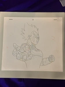 DRAGON BALL Z Vegeta Anime Douga genga not cel - Picture 1 of 4