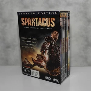 SPARTACUS Complete Series Season 1 2 3 Limited Edition Collection DVD Box Set - Picture 1 of 8