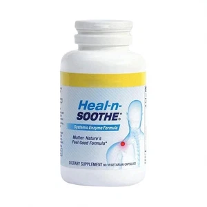 HEAL-N-SOOTHE Anti Inflammatory Supplement Proteolytic Enzyme - 90 Count NEW - Picture 1 of 8