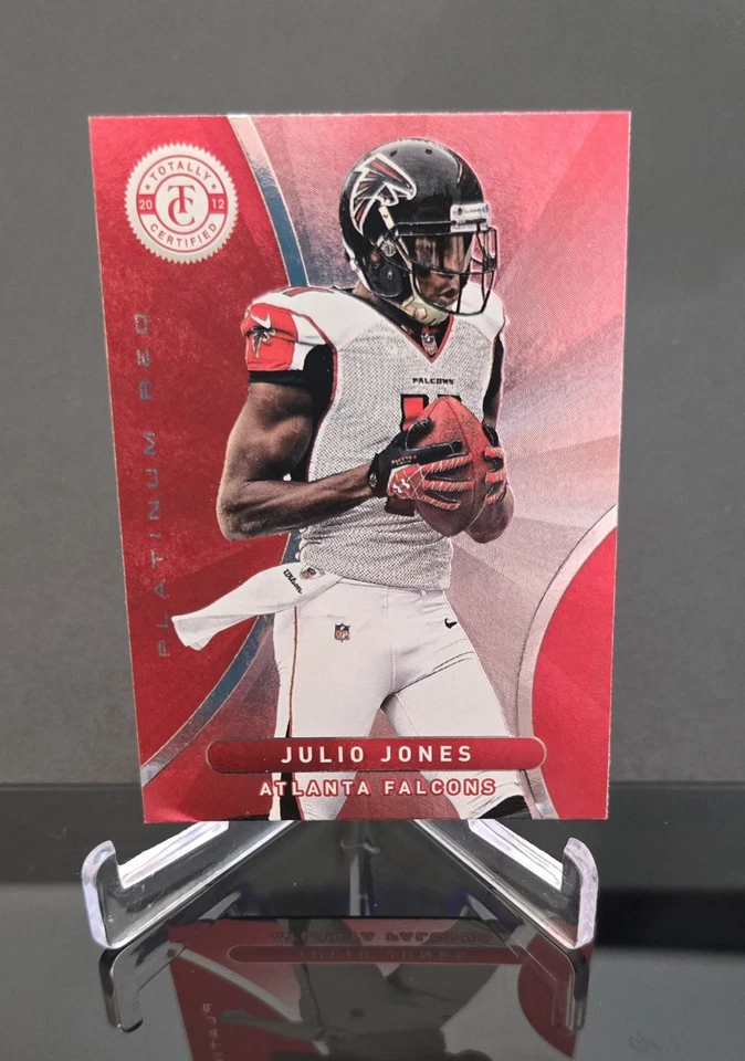 JULIO JONES 🔥 SP 2012 Totally Certified Platinum Red Foil Color Match No. 46 - Image 1 of 2
