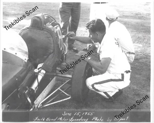 AAA Midget Car Racing South Bend Motor Speedway 1955 8x10 Photo (186) - Picture 1 of 1