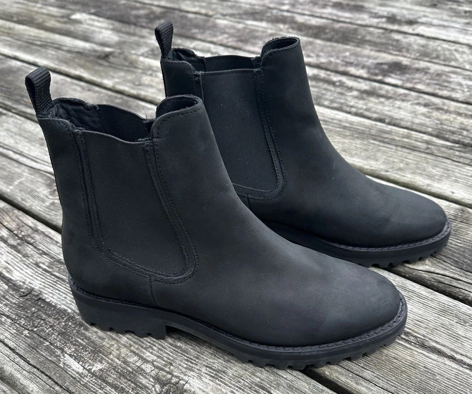 Thursday Everyday Boot Co. Legend Botas de Cuero Nobuck Negras para Mujer Talla 8 Nuevas Foto 1 de 4