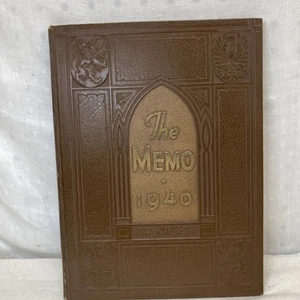 1940 St Marys PA Catholic High School Yearbook - THE MEMO Pennsylvania - Bild 1 von 16