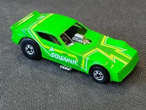 Vintage 1986 Hot Wheels Screamin' Green Dodge Funny Car Blackwall Malaysia Mint - Picture 1 of 8